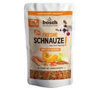 Bosch Freshe Schnauze - Vegetali gialli soleggiati 1 x 200 g | condimento per cibo per cani | adatto per cibo secco e umido | con zucca fresca, carote, patate dolci e lenticchie rosse