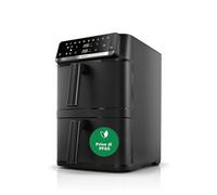 Bosch Friggitrice ad Aria Serie 6, XXL Doppio Cestello 12L, 2 Cestelli da 6L con Funzione SYNC, 6 Programmi Preimpostati, Rivestimento 100% Ceramica Non Tossico, Interno In Metallo, Nero, MAFD661B0