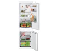 BOSCH Frigorifero Combinato ad Incasso, Serie 2, 177.2 x 54.1 cm, Capacità 260 Lt, Classe Energetica E, Bianco - KIV86NSE0