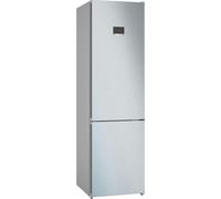 Bosch Serie 4 KGN397LDF Frigorifero combinato da libera installazione 203 x 60 cm Metal look Classe D