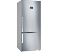 Bosch Serie 4 KGN76XIEP frigorifero con congelatore Libera installazione 526 L E Acciaio inox