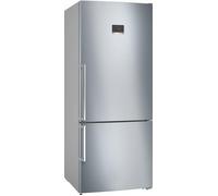 Bosch Serie 4 KGN76XIEP frigorifero con congelatore Libera installazione 526 L E Acciaio inox