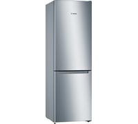Bosch Serie 2 KGN36NLEA Frigorifero combinato da libera installazione 186 x 60 cm Metal look Classe E