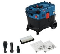 Bosch Professional Aspiratore universale GAS 400 A (1200 W, sistema pulizia filtro automatico (AFC), incl. filtro principale, tubo flessibile, adattatore PT, tubo curvo, 2 sacchetti per smaltimento)
