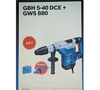 BOSCH / GBH 5-40 DCE , 8.8 J + GWS 880 extra - COMBI SET - Art. 0615A500BA