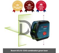 Bosch GCL15-12XG combinazione laser verde livello 2 linea / strumento nudo