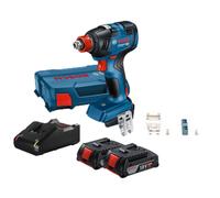 Bosch GDX 18V-200 18V Kit combinato di chiavi a percussione con 2 batterie