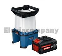 Bosch GLA18VH-7500 18V Hybrid LED Job Site Light con batteria EXBA18V-80...