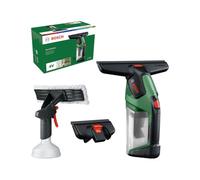 Bosch GLASSVAC Lavavetri (batteria Compact Power BA 4 V 2,0 Ah, flacone spray con panni in tessuto, testa di aspirazione piccola, scatola di cartone)