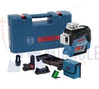 Bosch GLL3-80 CG Green Line Laser Level Professional / Piastra di montaggio a...