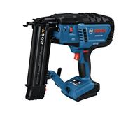 BOSCH GNH18V-18MN - Chiodatrice senza spazzole da 18 V, potenza senza fili, fissa fino a 2.000 chiodi per carica, attivazione con una sola mano, rimozione inceppamento senza attrezzi, doppia luce LED