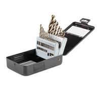BOSCH GO21 - Set di 21 punte assortite in ossido di oro, con custodia inclusa, diametri standard del gambo per applicazioni generiche in legno, plastica, metallo leggero