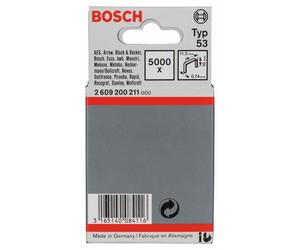 Bosch Graffette Ad Filo Tipo 53 11,4 x 0,74 x 10 mm 5000er Pack 2609200211
