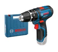 Bosch GSB 10.8V-2-LI Trapano avvitatore a percussione senza fili con custodia...