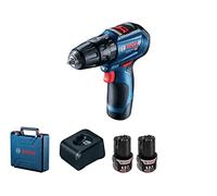 BOSCH GSB 12V-30 Trapani battenti - Avvitatori a batteria (2x2,0 Ah, valigia; Brushless)