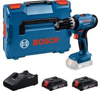 Bosch Avvitatore a percussione a batteria GSB 18V-25, 2 x batteria GBA 18V 2.0Ah in L-BOXX Quantità:1