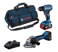 BOSCH /Combi Set 18V: GSB 18V-65 + GWS 18V-8 + 2 Batterie GBA 4Ah - 0601A5008Z