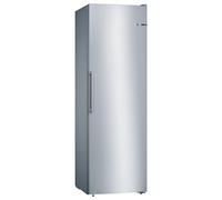 Bosch GSN36VLEP Serie 4 Congelatore No Frost 186x60cm Silver Congelatore monoporta da libera installazione, NoFrost che evita la formazione di brina, Interni flessibili, Made in Europe