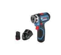 Bosch GSR 12V-15 FC Professional 1300 Giri/min Senza chiave 600 g Nero, Blu NEW