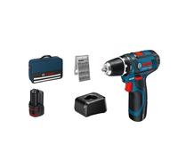 Bosch GSR 12V-15 Professional 1300 Giri/min Nero, Blu