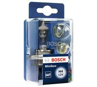 Set di lampade BOSCH H4 Minibox (+P21W R5W T4W 10A 15A 20A)