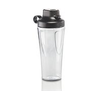 Bosch Hausgeräte ToGo MMZBT01B, bottiglia per smoothie ToGo 0,6 l, infrangibile, robusta, con coperchio, insapore, adatta per robot da cucina OptiMUM