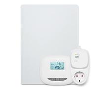 Bosch Heat Infrared 4000 P, Pannello a infrarossi 850 Watt (20 m²) | In Metallo con Telecomando e Adattatore per Presa, Riscaldamento a Infrarossi a Parete o Soffitto, IP44