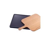 Bosch HEZ327000 tagliere da cucina Metallo, Legno Nero