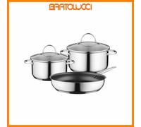 BOSCH HEZ9SE030 SET 2PENTOLE + 1PADELLA PER PIANO INDUZIONE INOX