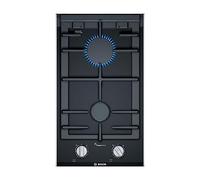 Bosch PRB3A6B70 piano cottura Nero Da incasso Gas 2 Fornello(i)