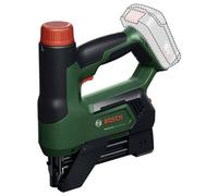 Bosch 18V System Graffatrice/Chiodatrice a batteria AdvancedTacker 18V-25 (Potente graffatura e chiodatura 2 in 1; incl. graffe, chiodi, accessorio distanziatore, cappuccio portafili)