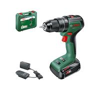Bosch Home and Garden 06039D7101 Bosch Trapano con Percussione a Batteria UniversalImpact 18 V-60 (In Valigetta), 1 Batteria da 2,0 Ah, Sistema 18 V