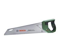 Bosch sega man. 400 mm (acciaio SK5 tagli rapidi, ampio volume asport. in legno; 11 TPI; denti temprati a induzione; guida marc. 45°/90°; scala metr.; imp. erg. Softgrip)