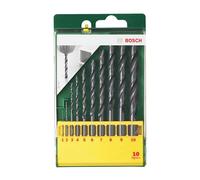 Bosch accessories 2607019442 hss kit punte a spirale da metallo 10 parti