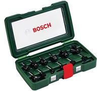 Bosch Home And Garden 2607019466 Set Misto, 12 Frese HM, Nero, Gambo 8 Mm