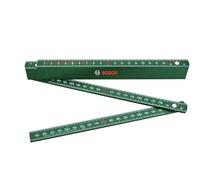 Bosch Home and Garden Metro Pieghevole da 2 m, Robusto per Misurazioni Fai-Da-Te di Precisione, Nylon Rinforzato con Fibra Vetro, Scala Metrica, 10 Segmenti
