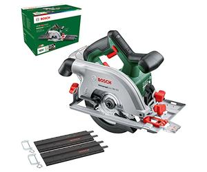 Bosch Home and Garden Sega circolare a batteria UniversalCirc 18V-53 (taglio preciso nel legno; profondità di taglio max. 53 mm; 18 Volt System; senza batteria) - Amazon Edition