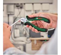 Bosch Set di Pinze 3 Pezzi, 3 Pinze Combinate, Taglierina Laterale Diagonale, Pinze Becco Lungo e di Lunga Durata, Multifunzione, Ergonomiche, Superficie Cromo-Nichel Opaca