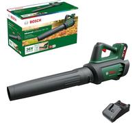 Bosch Home and Garden - Soffiatore per foglie senza fili AdvancedLeafBlower 36V-750 (1 batteria da 2,0 Ah, Sistema a 36 volt, per pulire foglie difficili e aree grandi, Peso leggero: 6 libbre, in