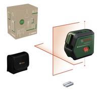 Bosch livella laser multifunzione UniversalLevel 2 (linee laser a croce incl. punti a piombo integrati per un allineamento preciso e un facile trasferimento dell'applicazione, in cartone)