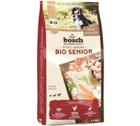 bosch HPC BIO | Senior Pollo e mirtillo rosso | Cibo per cani anziani di tutte le razze | 100 % materie prime agricole da agricoltura biologica provata | 1 x 11500 g
