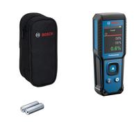 Bosch Professional Igrometro senza pin GMM 1-15 (non invasivo, misura 37 tipi di legno e 10 materiali da costruzione, protezione IP65, 2 batterie AA, custodia)