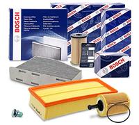 BOSCH Impostare il filtro tagliando SET B 10490966 Compatibile con: AUDI A3, A3 Cabriolet, A3 Sportback, TT, TT Roadster, SEAT ALTEA, ALTEA XL, LEON, TOLEDO III, SKODA OCTAVIA II, OCTAVIA II Combi