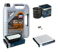 Bosch Inspektionspake 5 L Liqui Moly Top Tec 4200 5W-30 per Hyundai Accent IV