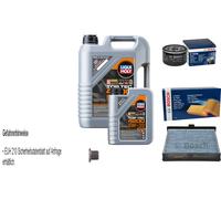 Bosch Inspektionspake 6 L Liqui Moly Top Tec 4200 5W-30 per Renault Scenic