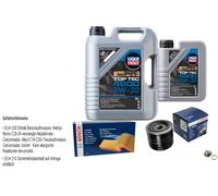 Bosch Inspektionspake 6 L Liqui Moly Top Tec 4600 5W-30 per Subaru Outback Fogli