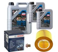 Bosch Inspektionspake 7 L Liqui Moly Top Tec 4600 5W-30 per Saab 9-5 Immobiliare
