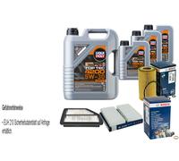Bosch Inspektionspake 8 L Liqui Moly Top Tec 4200 5W-30 per Honda Fr-V Be