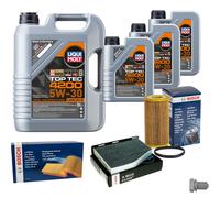 BOSCH Ispezione Pacchetto 8 L LIQUI MOLY Top Tec 4200 5W-30 Per VW Jetta III 1K2