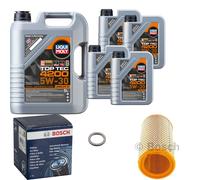 BOSCH Ispezione Pacco 9 L LIQUI MOLY Top Tec 4200 5W-30 Per Alpine Renault V6